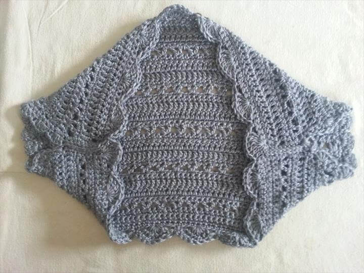Simple Small Crochet Shrug