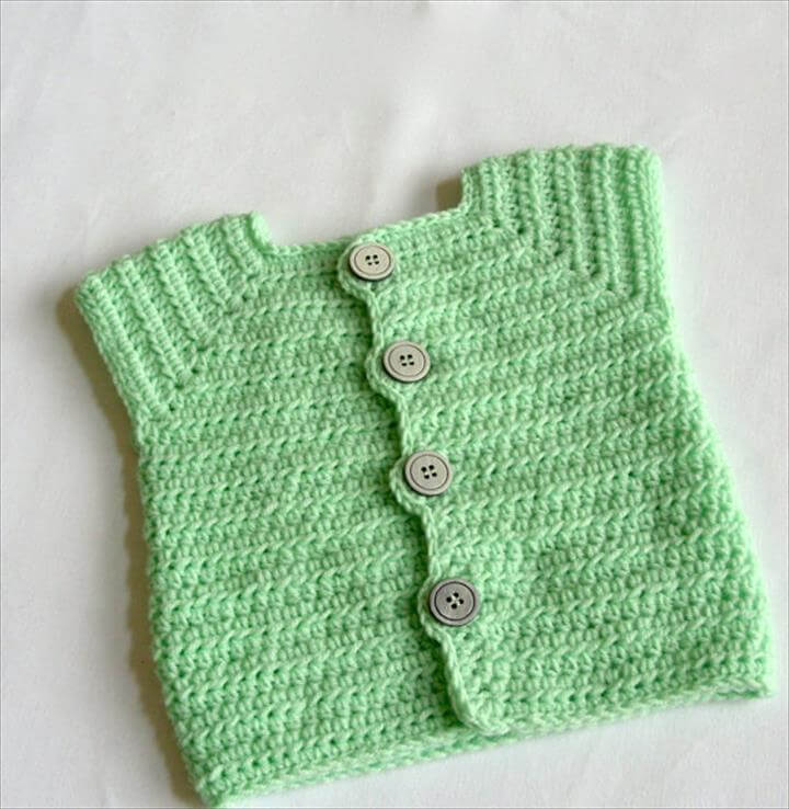 Baby Boy Crochet Sweater Vest