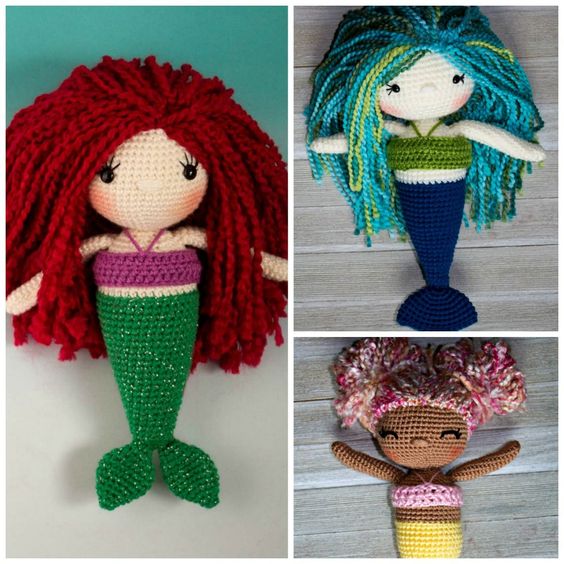 Mermaid crochet pattern free