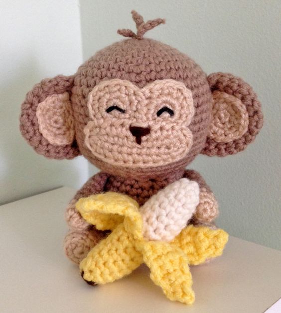 Free monkey crochet pattern