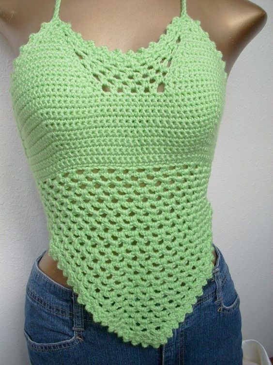 Free halter top crochet pattern