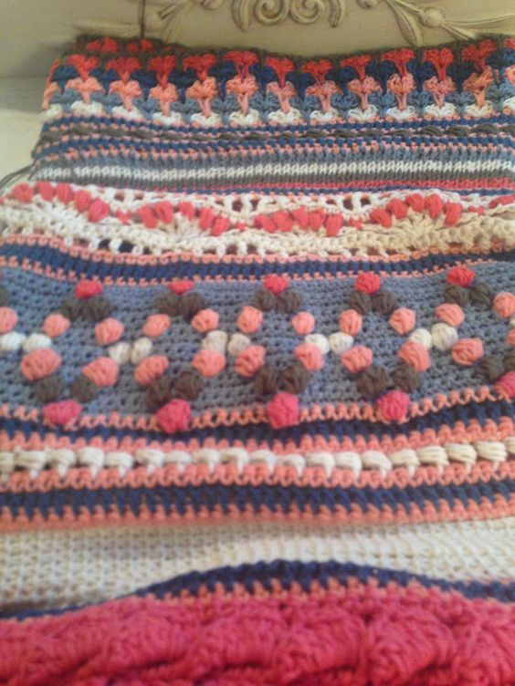 Double trouble crochet blanket