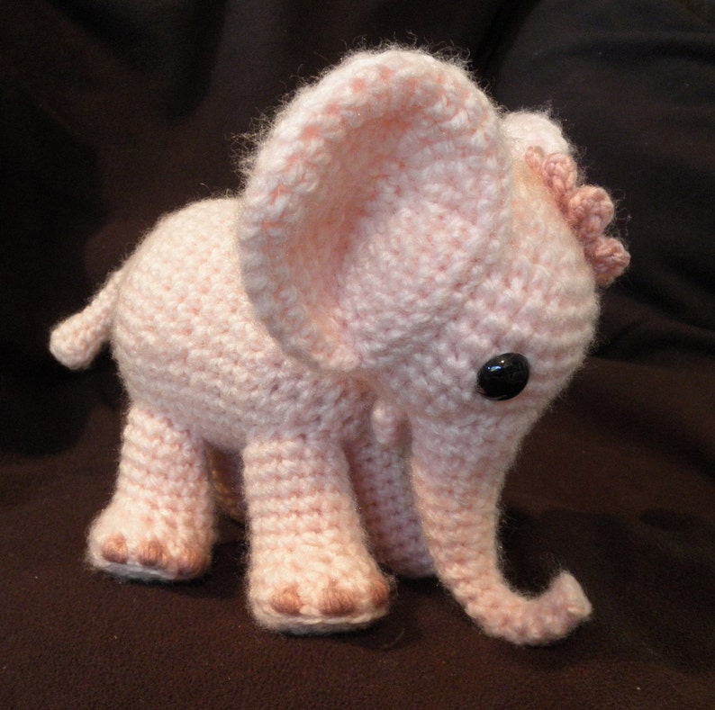 Elephant crochet pattern free