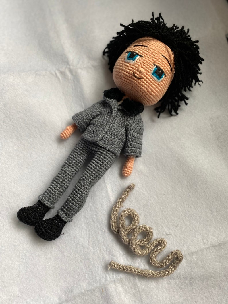 Crochet boy doll