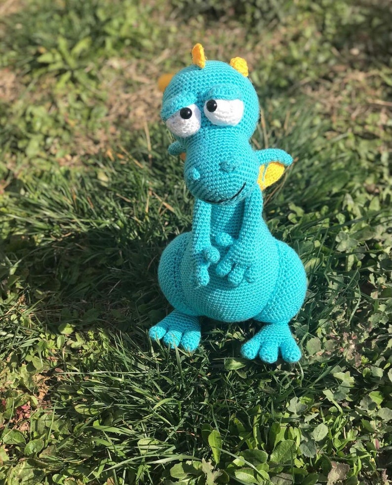 Crochet dinosaur