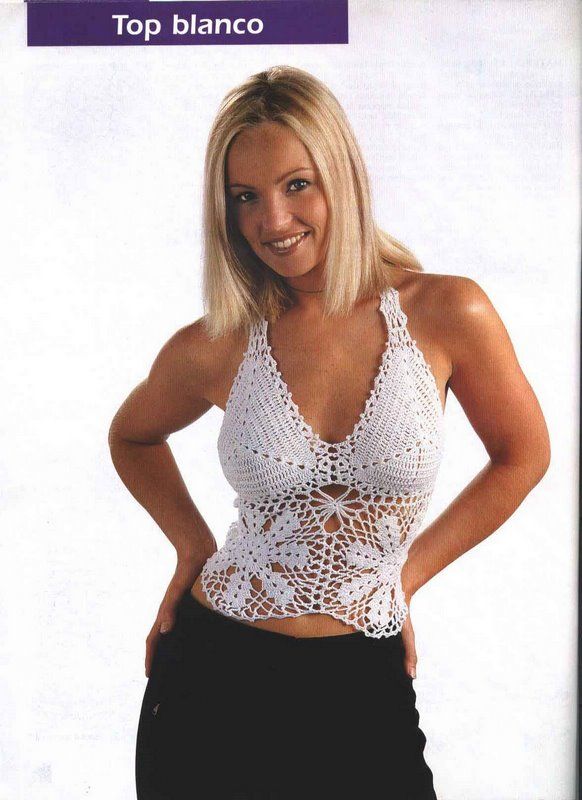 Free crochet halter top pattern