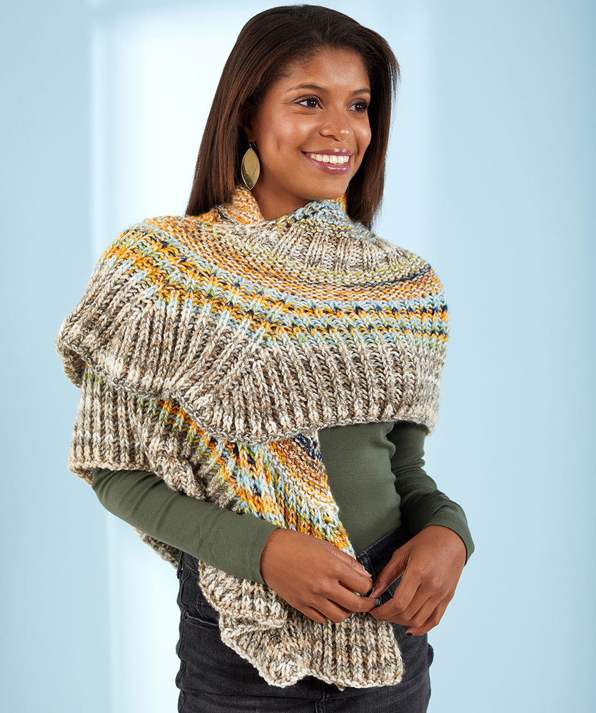 Brioche shawl pattern free
