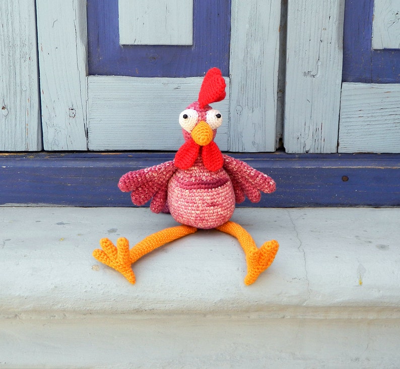 Crochet rooster