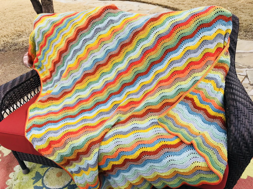 Woodland crochet blanket