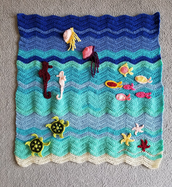 Made by mandy sea turtle blanket
