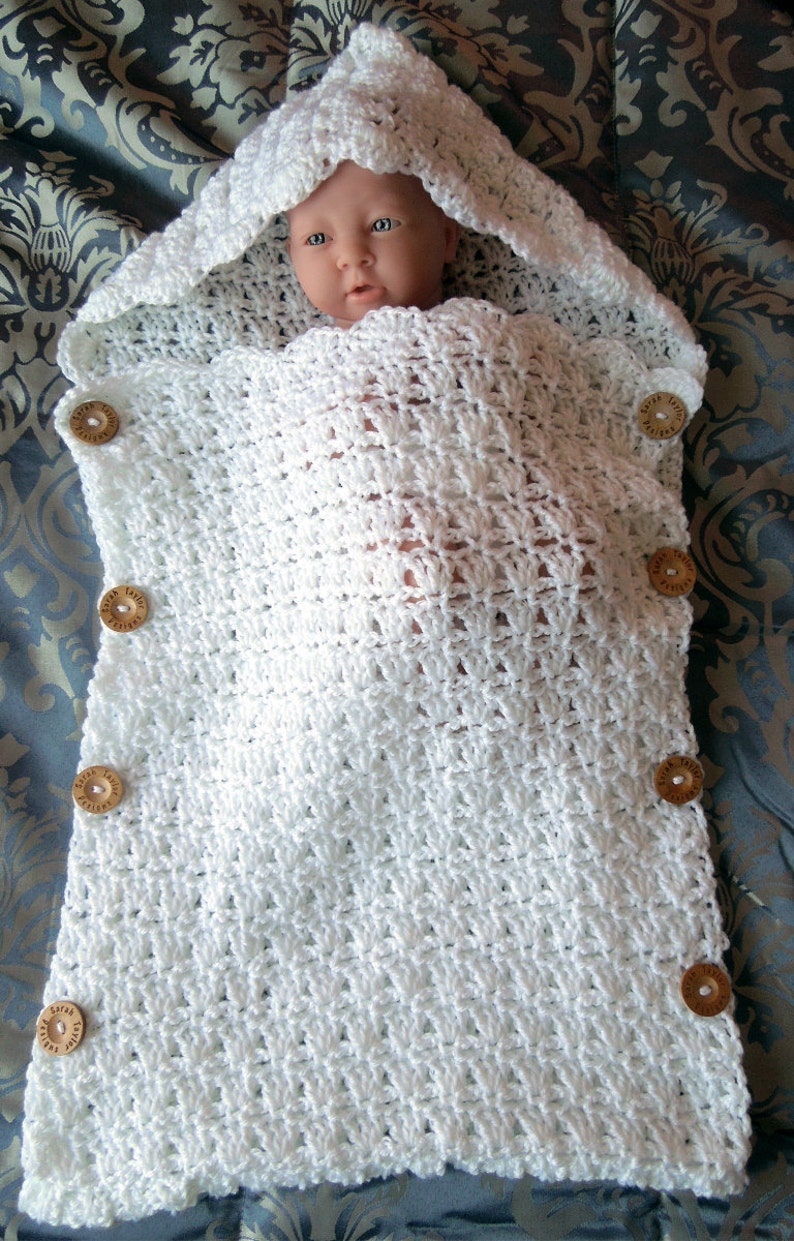 Baby sleeping bag crochet pattern free
