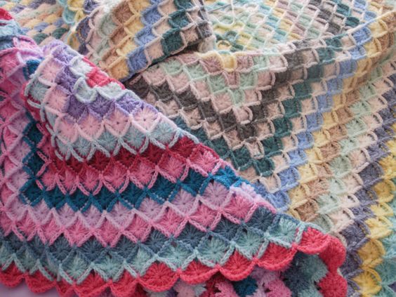 Bavarian crochet blanket