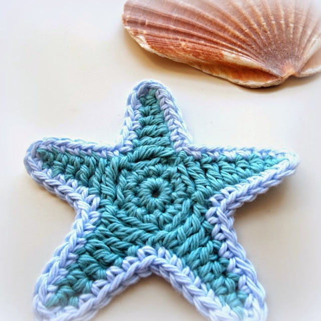 Crochet starfish