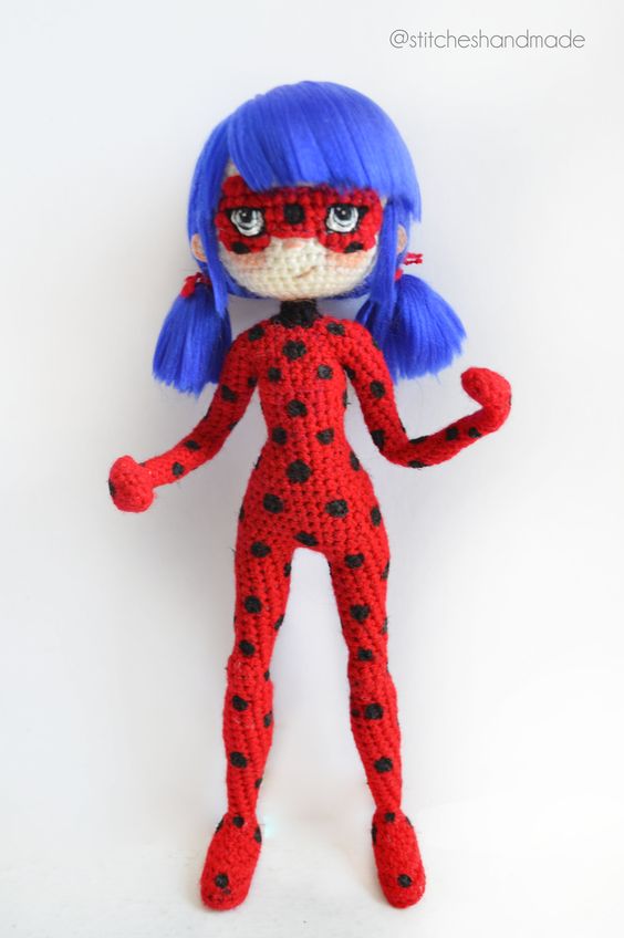 Ladybug amigurumi free pattern