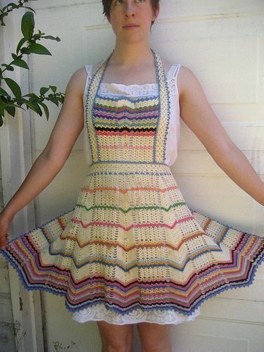 Crochet apron pattern