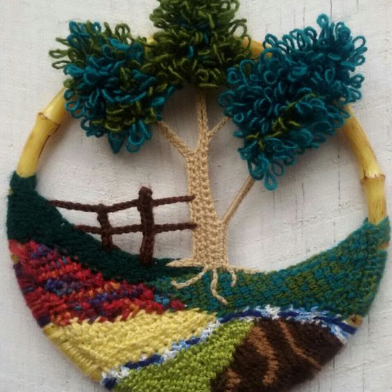 Landscape crochet