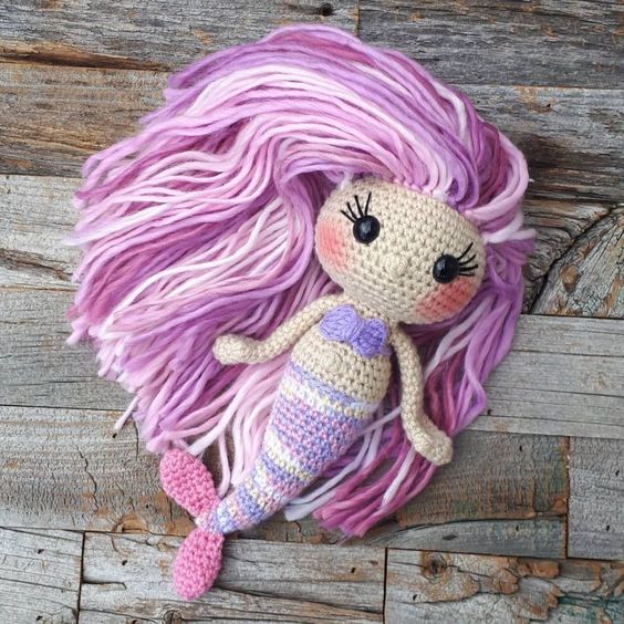 Crochet mermaid free pattern