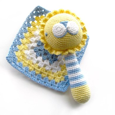 Crochet baby rattle free pattern