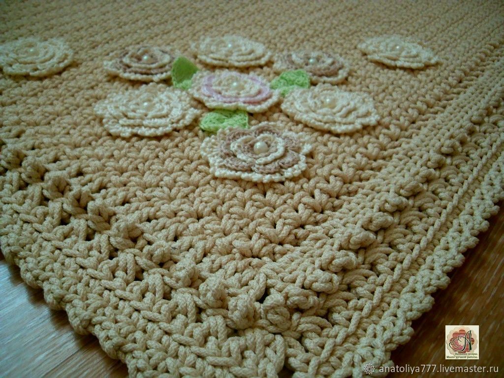 Continuous crochet blanket pattern » Weave Crochet