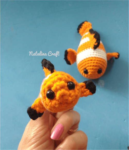 Small Clownfish Amigurumi