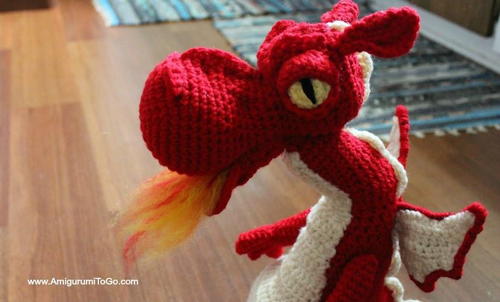 Fire Breathing Dragon crochet pattern