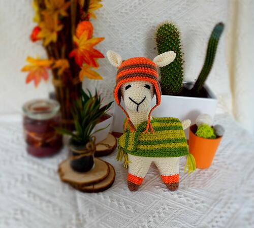 Amigurumi Llama Picchu Crochet Llama