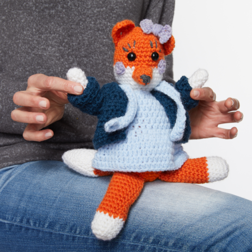 Mrs Fox Toy Crochet Pattern