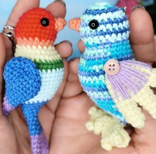 Bird Keychains