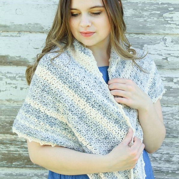 Tidal Mist Shawl