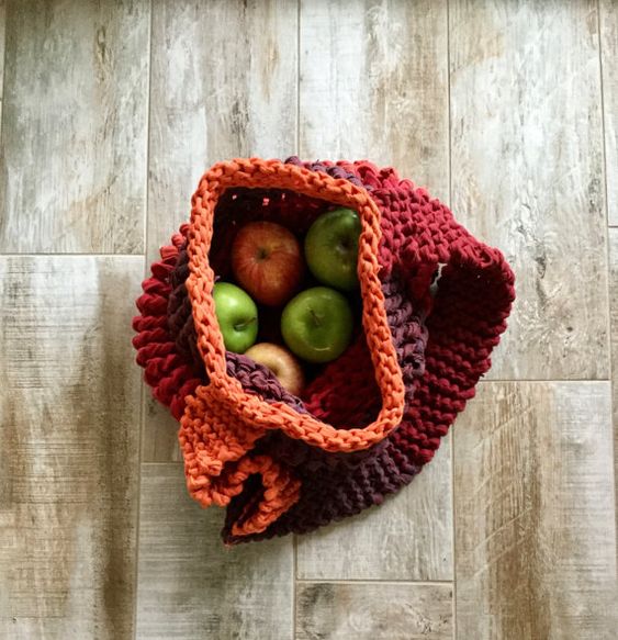 Farmers market bag crochet