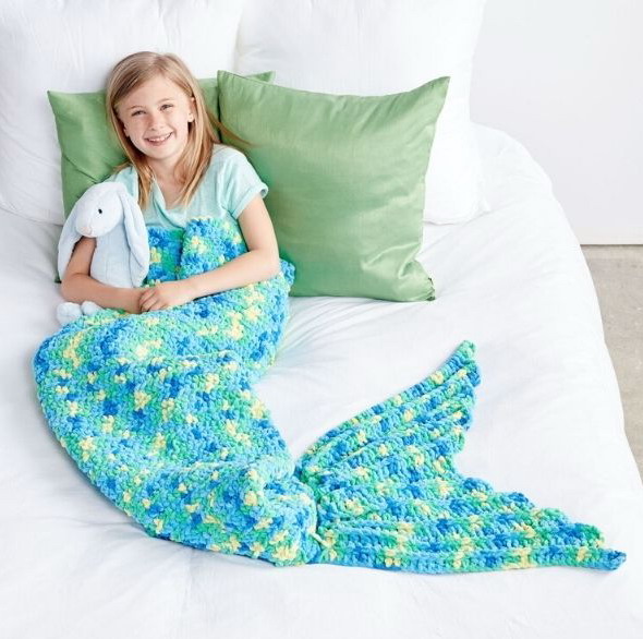 My Mermaid Crochet Snuggle Sack