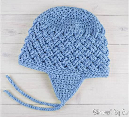 Celtic Dream Earflap Crochet Hat