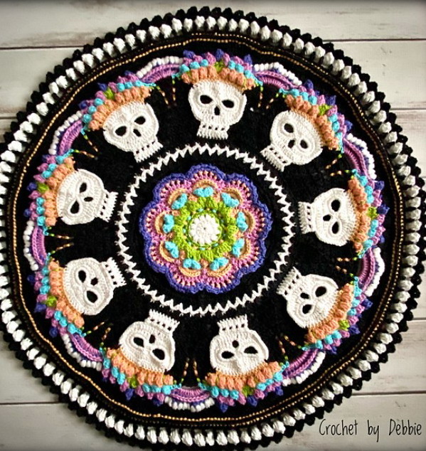 Dia de los Muertos CAL Weave Crochet