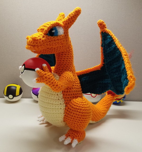 Pokémon Charizard Amigurumi Pattern By Outlaw Heart Creations » Weave