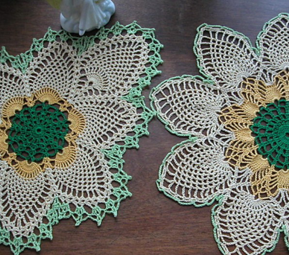 Doily Pineapple Colors