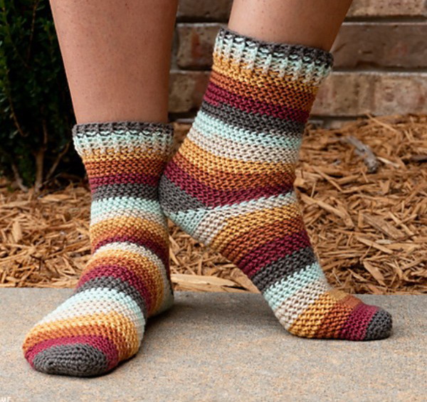 Herringbone Socks