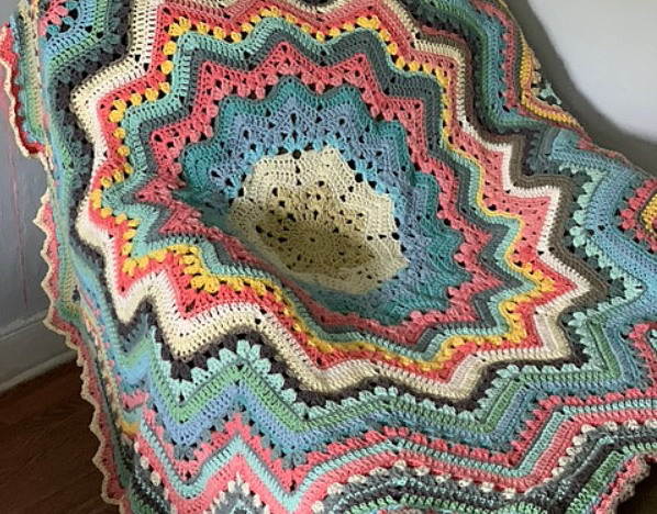 Spring Mixer Blanket Free Crochet Patterns