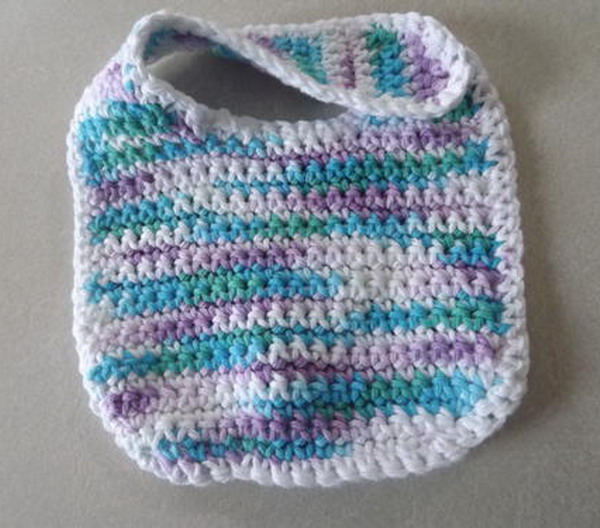 Easy Crochet Baby Bib