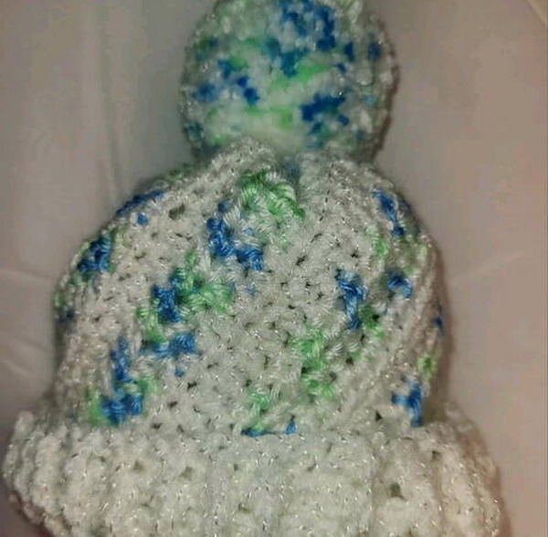 Crochet Swirl Baby Hat