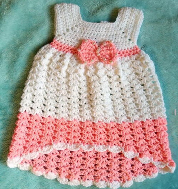 High-low Baby Dress » Weave Crochet