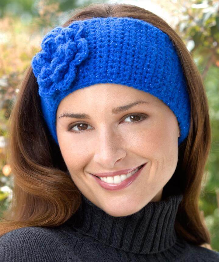 Lacy Crochet Headband Pattern Weave Crochet 6470