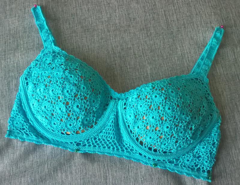 Bralette crochet bra top pattern free » Weave Crochet