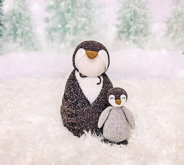 Newborn Penguin Crochet Outfit