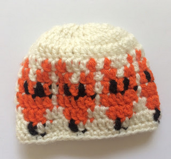 Foxes Baby Beanie