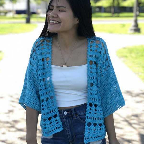 Summer Grace Crochet Lace Cardigan