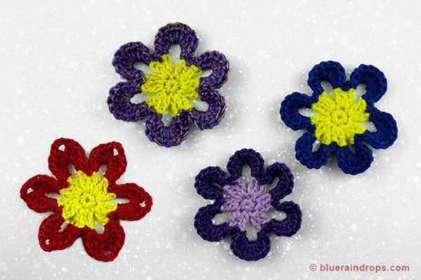 Crochet Flower Rhea Free Pattern