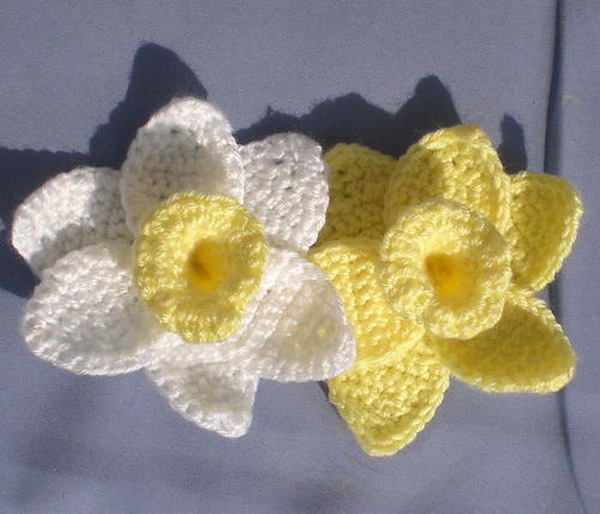 Daffodils of Spring Free Crochet Pattern