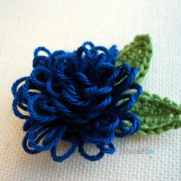 Delicate Crochet Chrysanthemum Free Pattern
