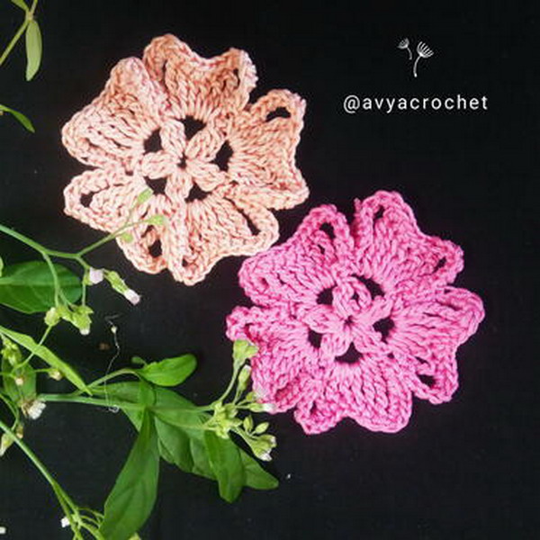 Simple, Easy Crochet Flower - Free Pattern