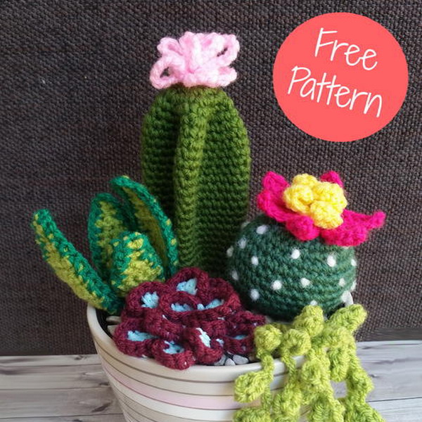 Free Cactus Pattern Crochet